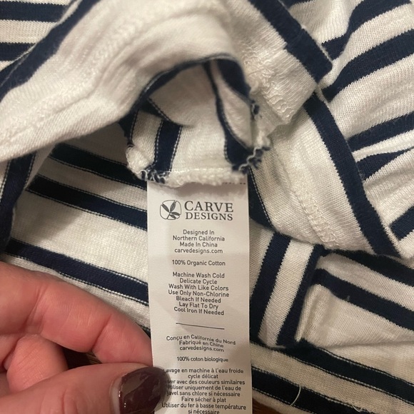 Carve Designs Funnel Neck Pullover Size XL - Picture 5 of 6